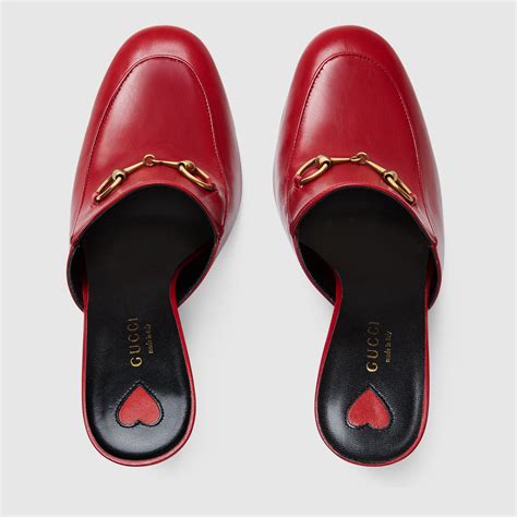 gucci 10mm princetown leather mules|mules princetown gucci occasion.